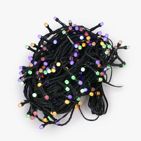 Tira Led Exterior 20M 200 Led Luz Multicolor Krist Luces Navideñas