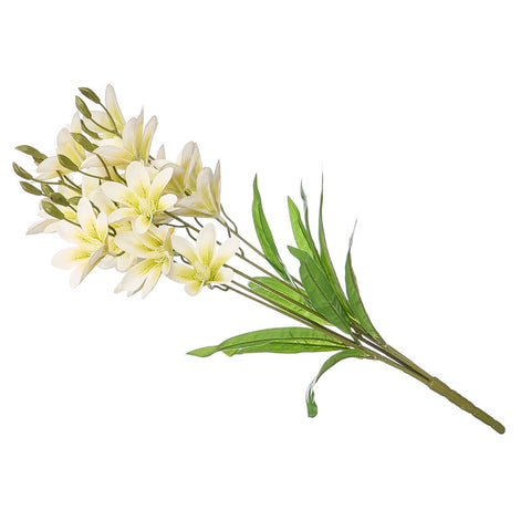 Vara 5 Ramas 20 Flores Blanca 55cm