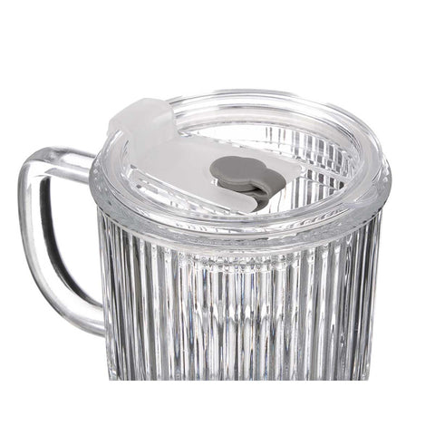 Vaso Asa Tapa Pajita 430ml
