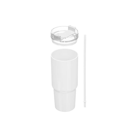 Vaso Pajita 750ml surtido Blanco Negro