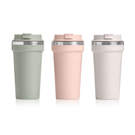 Vaso Termico Tapa 450ml Surtido 3 Colores