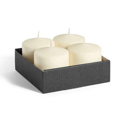 Vela Taco Crema Ancha 10cm