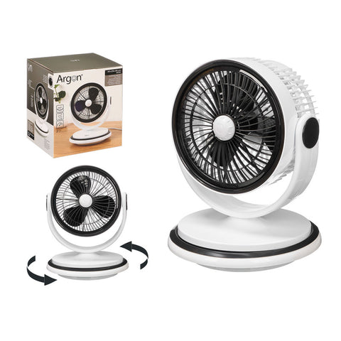 Ventilador Giratorio Soporte 35W Bicolor Argón