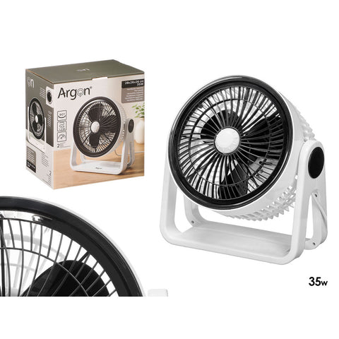 Ventilador Giratorio Soporte 35W Bicolor Argón