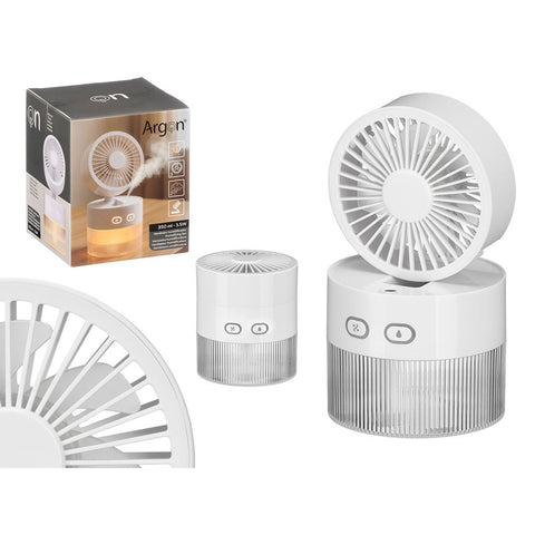 Ventilador Sobremesa Humidificador 350ml 3,5W Argón 