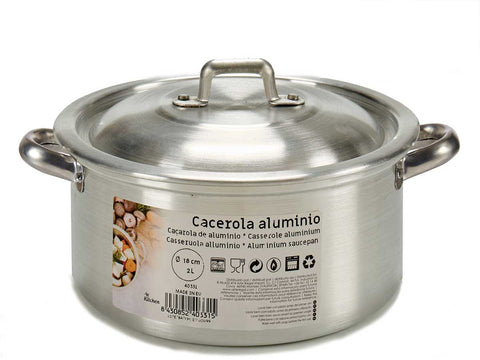 Cacerola de Aluminio 18cm 2L
