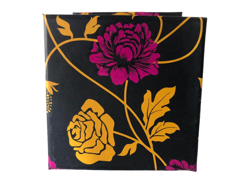 Pack 6 Cajas diseño de Rosas Violetas y Naranjas