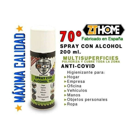 Spray con Alcohol 200ml 96º