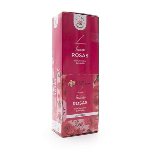 Pack 6 Varillas de Incienso Aroma Rosas Rojas