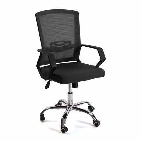 Cadira d'Oficina Negra 54x45x52cm